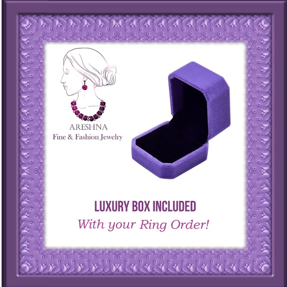 10K Gold 2ct Diamond Engagement Ring - Picture 6 of 7